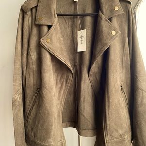 STYLE&CO BRAND NEW PLUSH SUEDE JACKET WITH TAGS